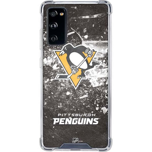 NHL Pittsburgh Penguins Frozen Galaxy S20 FE Clear Case